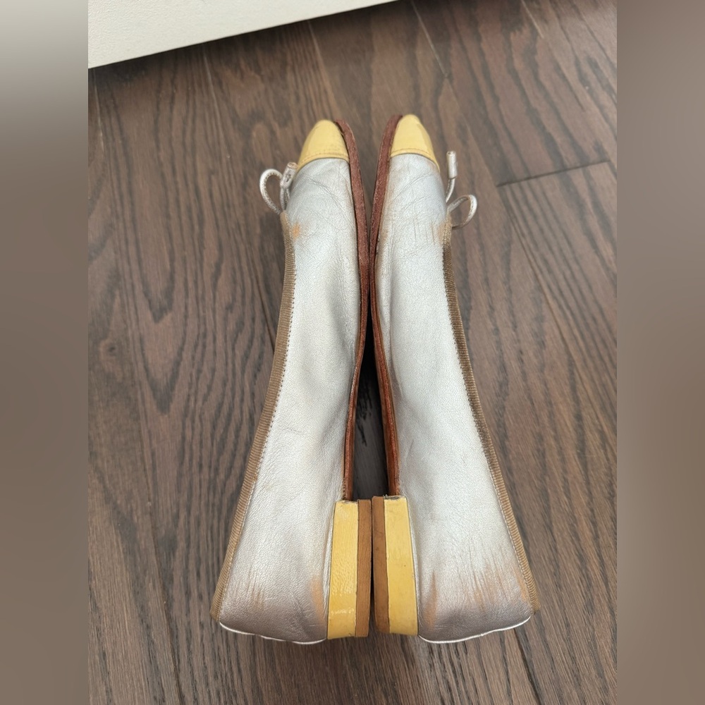 Prada Leather Ballet Flats Size 8-9 - Picture 5 of 13